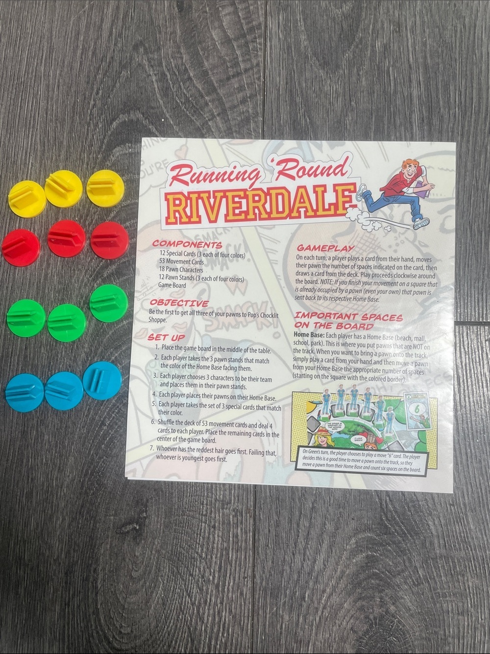 Archie Running 'Round Riverdale Board Game - Multi-Color - Picture 7 of 11